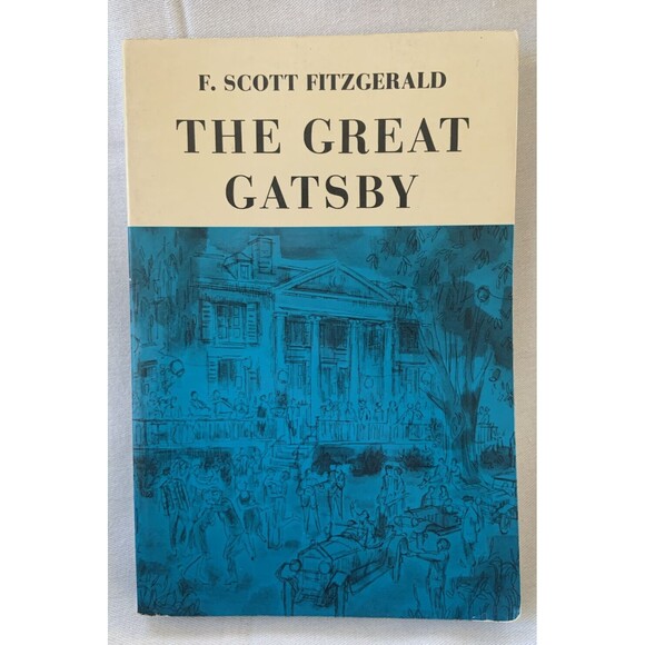 RARE Vtg Pb The Great Gatsby F. Scott Fitzgerald Charles Scribner's Sons